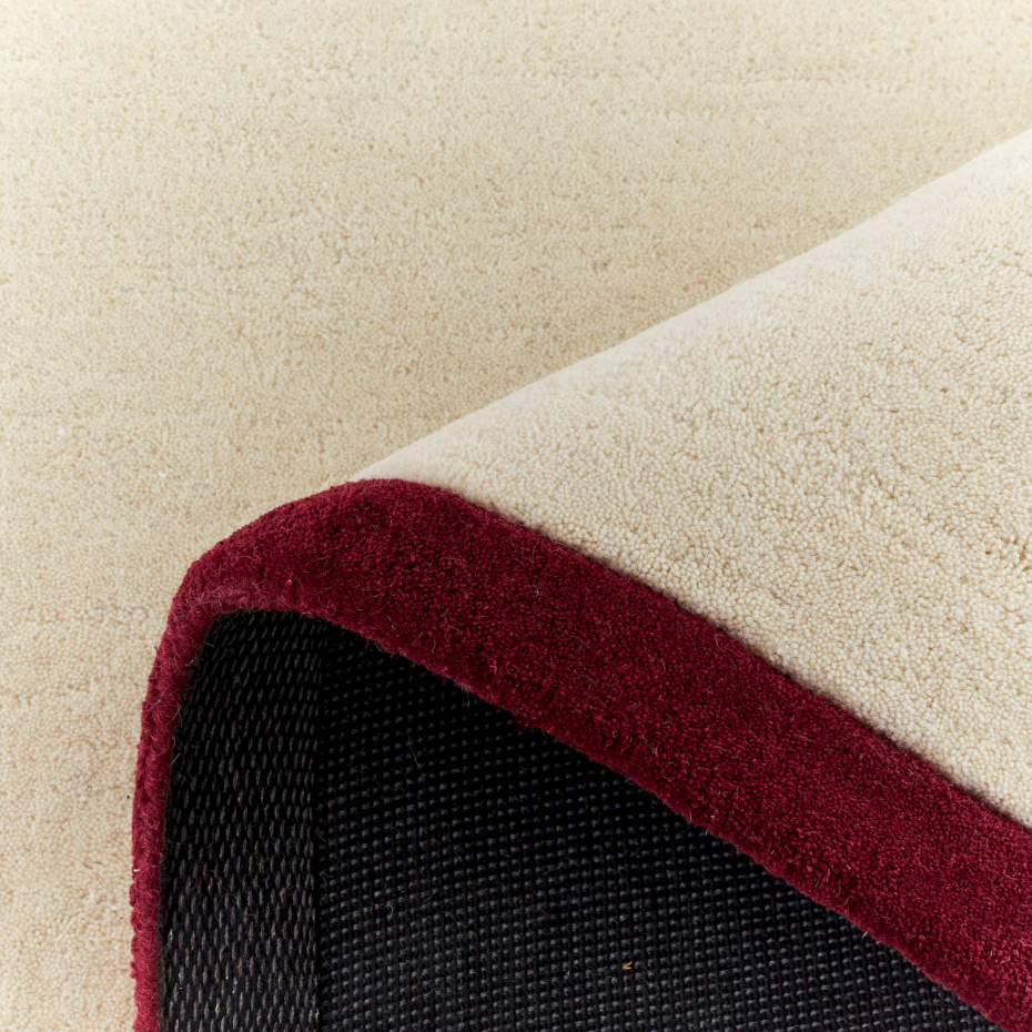 Tapis géométrique en laine et coton Pantone