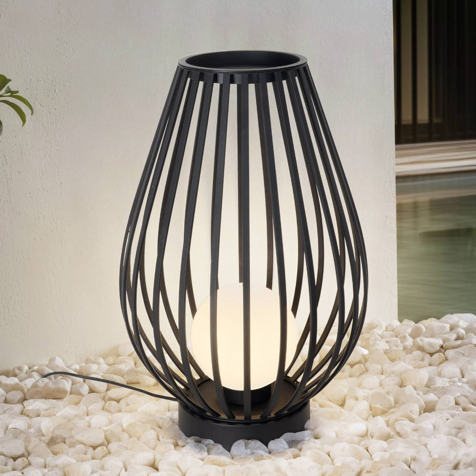 Luminaire de terrasse en métal moderne