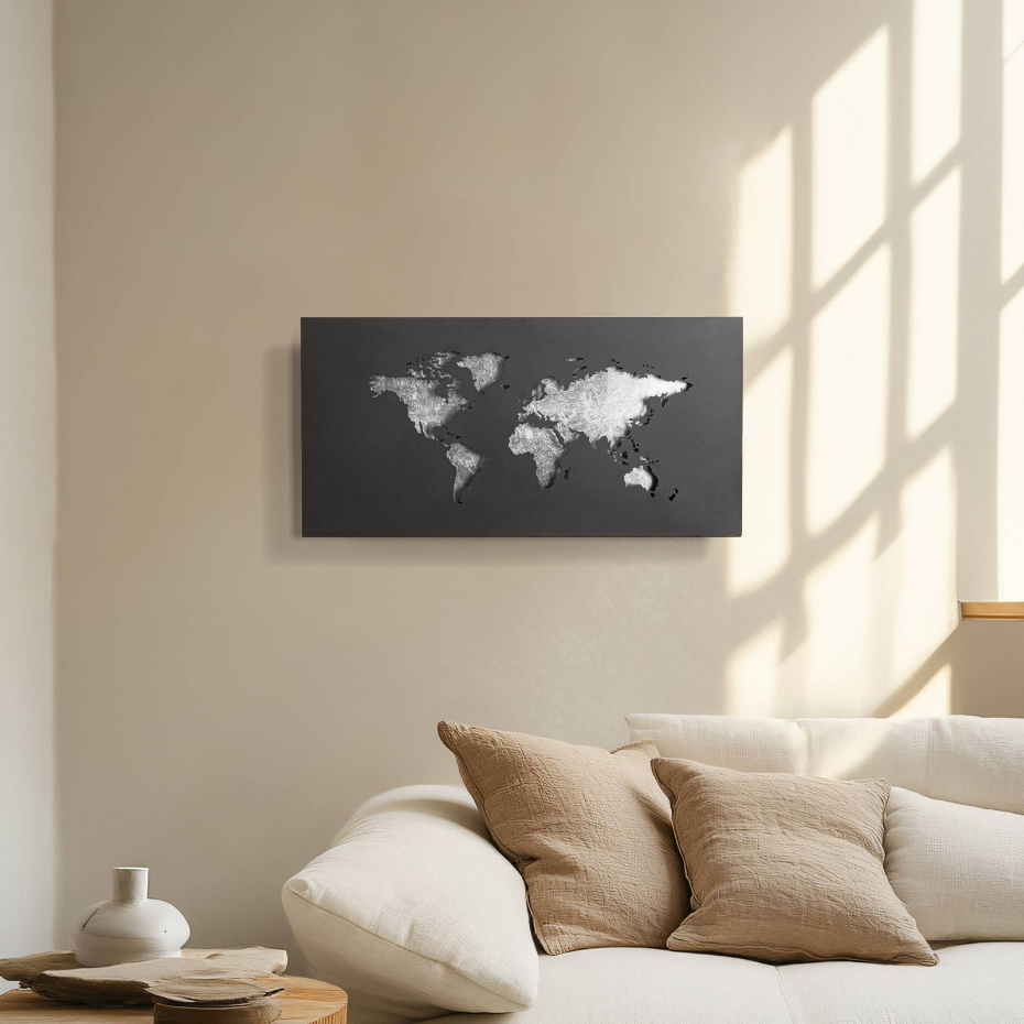 Applique en métal moderneLED, World