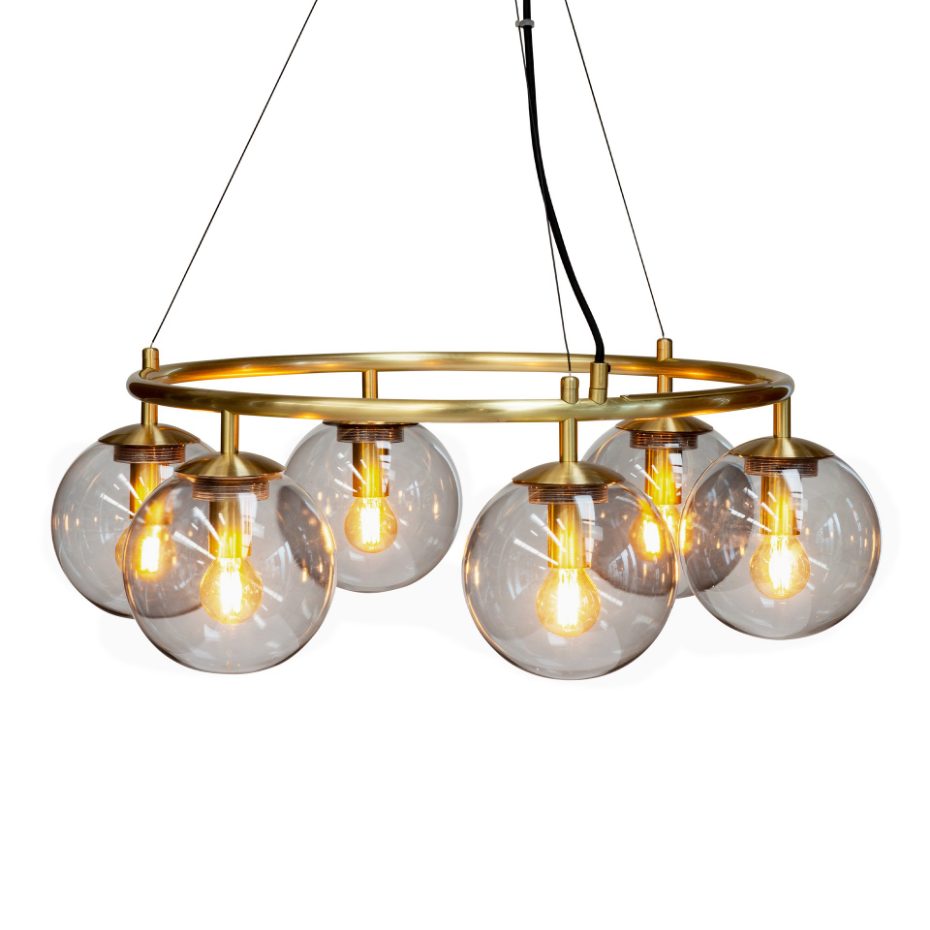 Lustre en Verre et Métal COMO