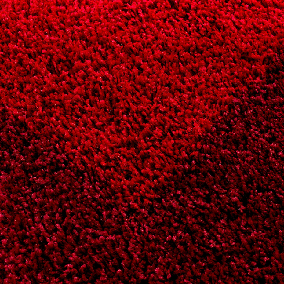 Tapis de salon shaggy rond bicolore OTTA