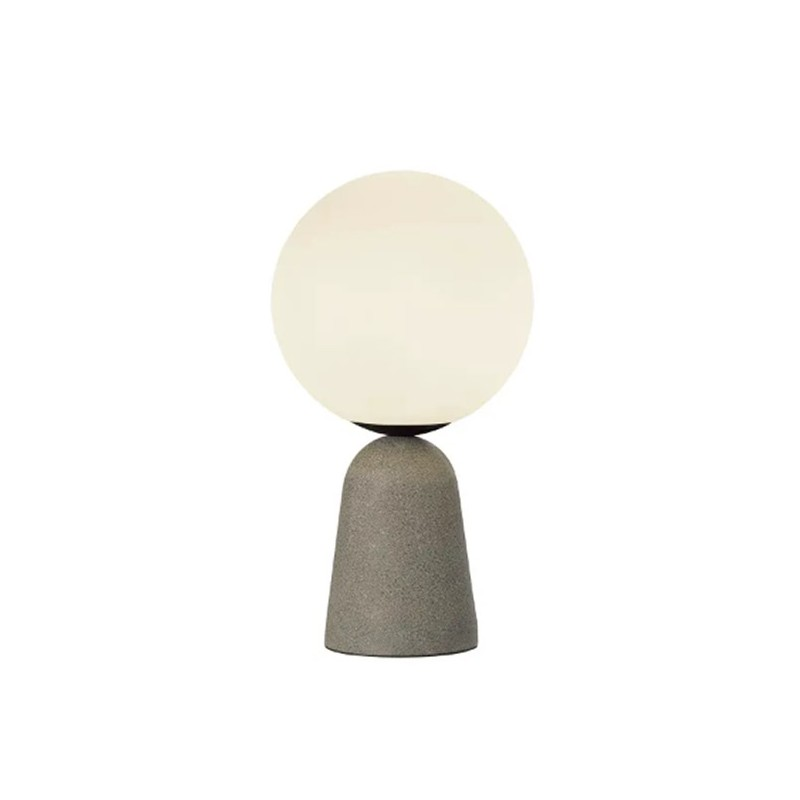Lampe à Poser Hoby Béton Gris Gm
