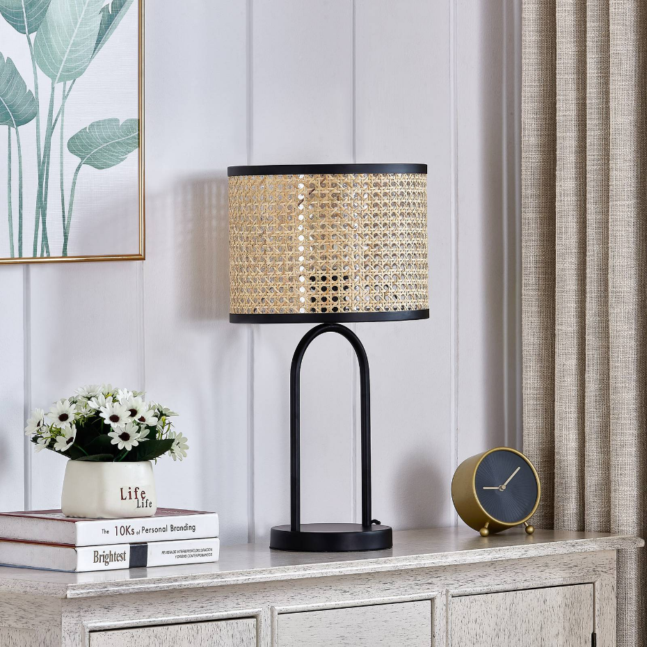 Lampe à poser en bois scandinave, Yaelle