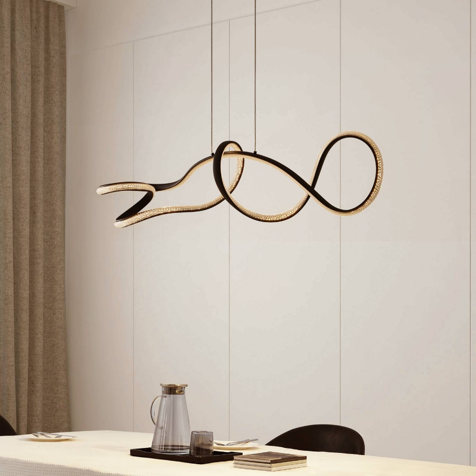 Suspension en aluminium moderneLED, Rodado