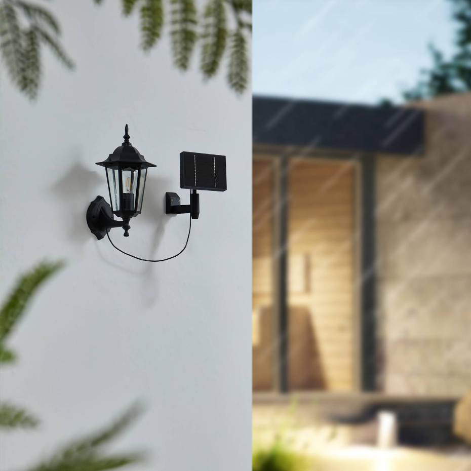 Lampe solaire extérieure en aluminiumLED