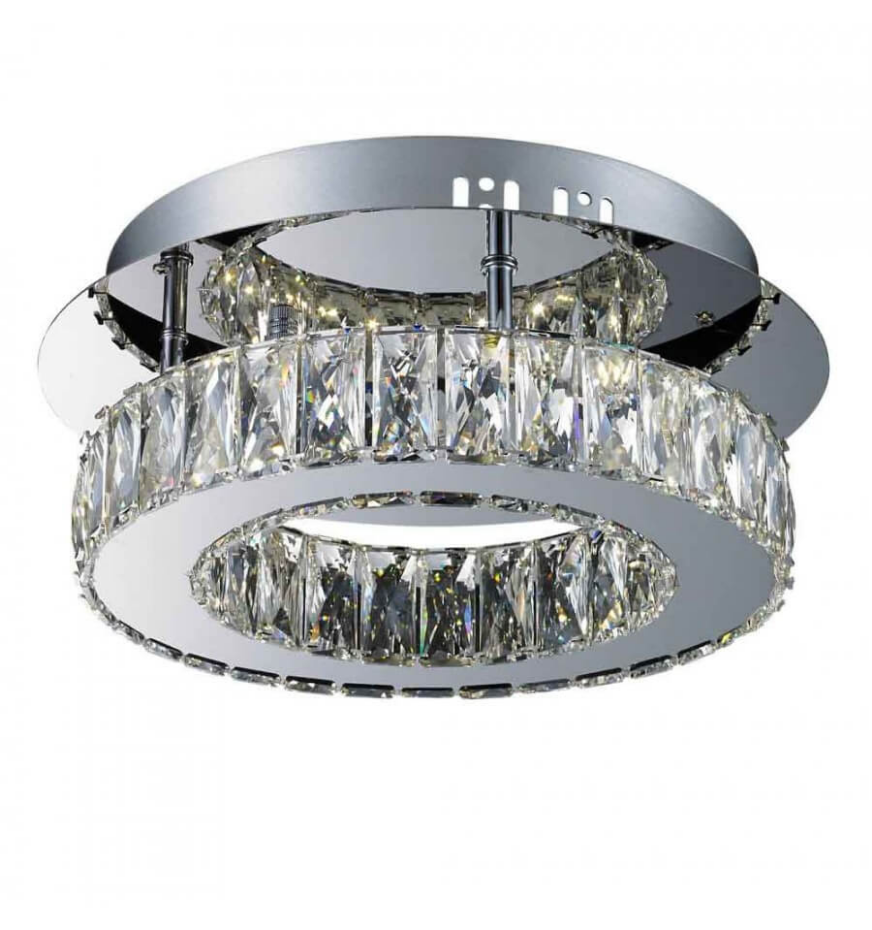 Plafonnier LED cercle miroir - DIEZ