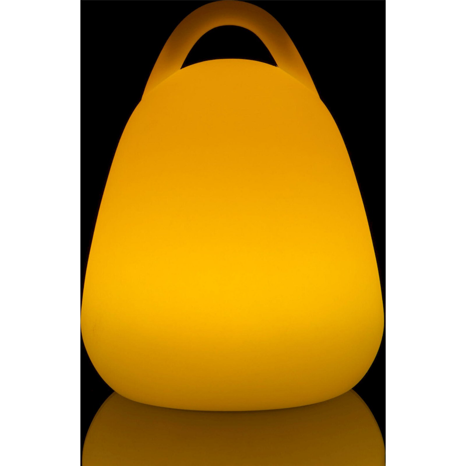 Lampe de table LED en plastique avec anse pour extérieur