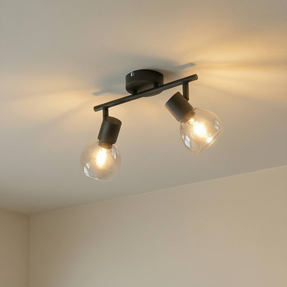 Plafonnier en métal moderne, Pendura