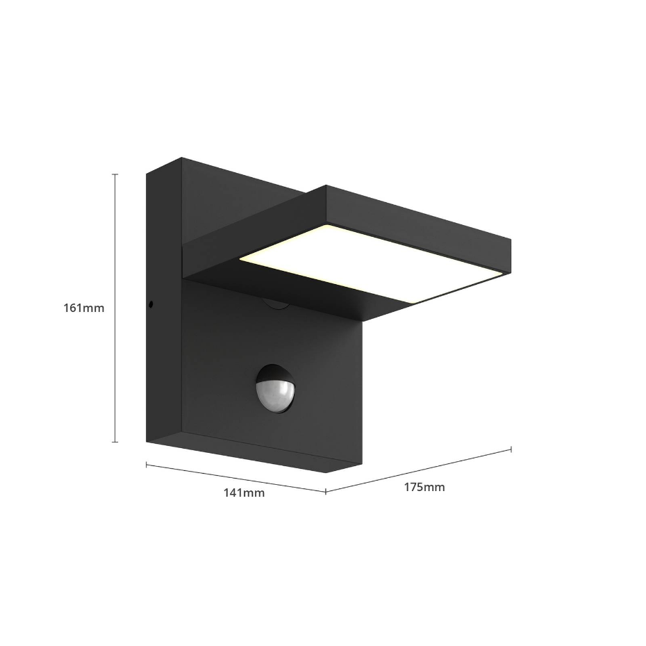 Applique extérieure en aluminium moderneLED