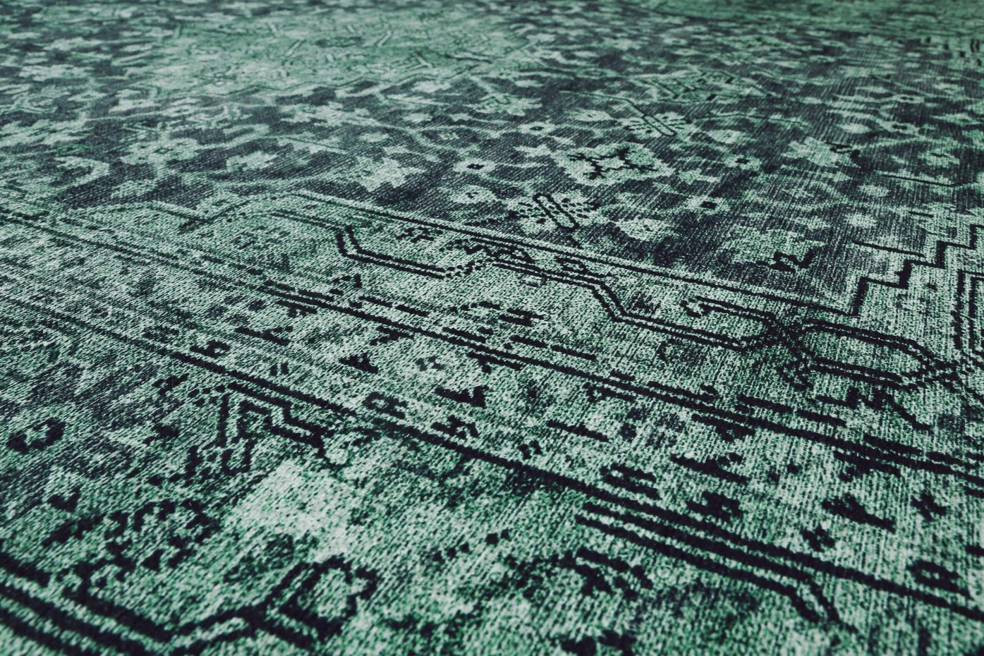 Tapis plat vintage motif classique ,  2nd Avenue