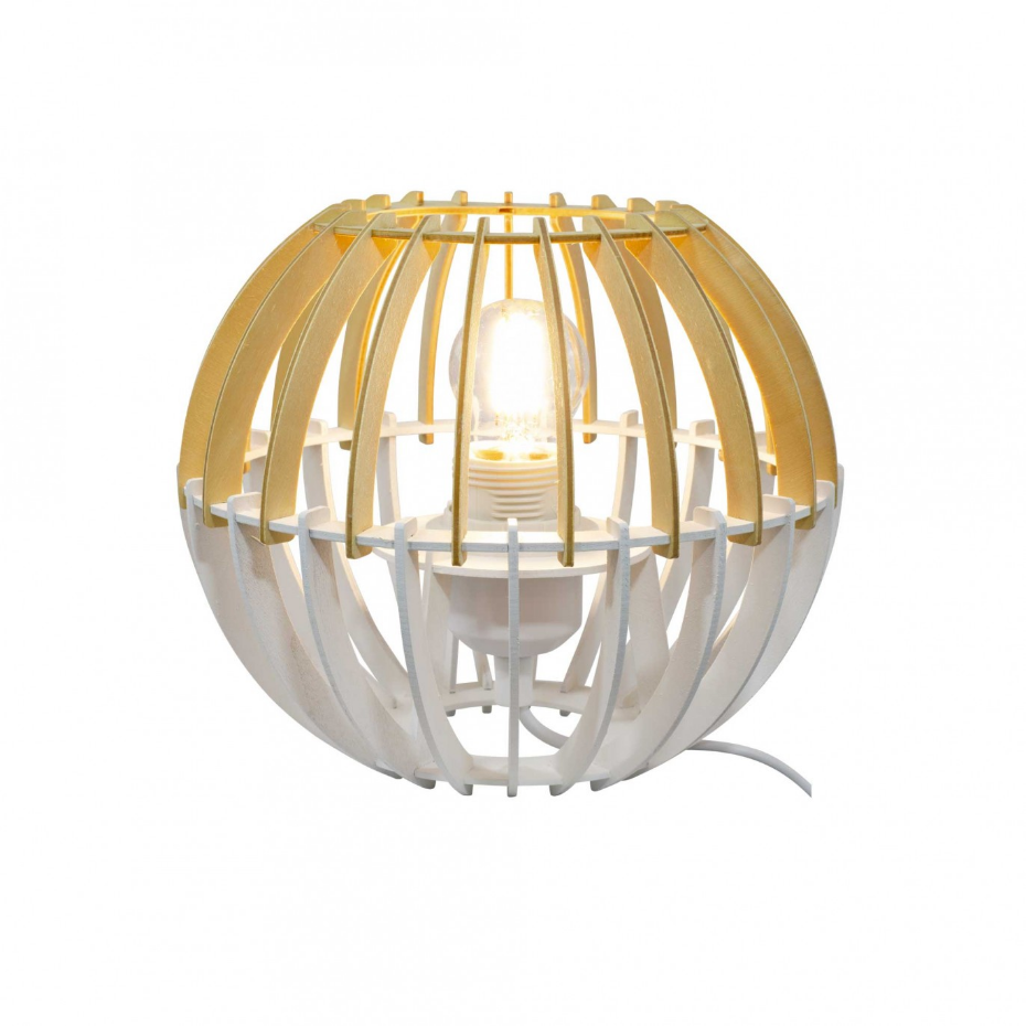 Lampe à poser en bois de peuplier, COBLENCE