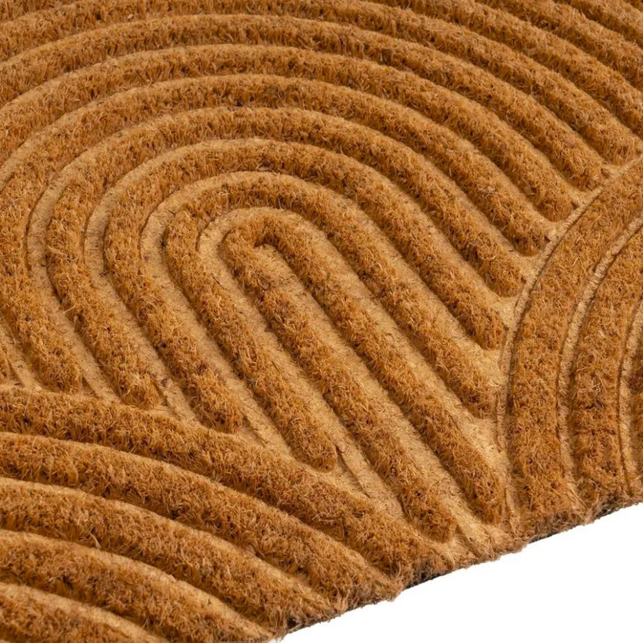 Paillasson coco marron 60x40x1.5cm