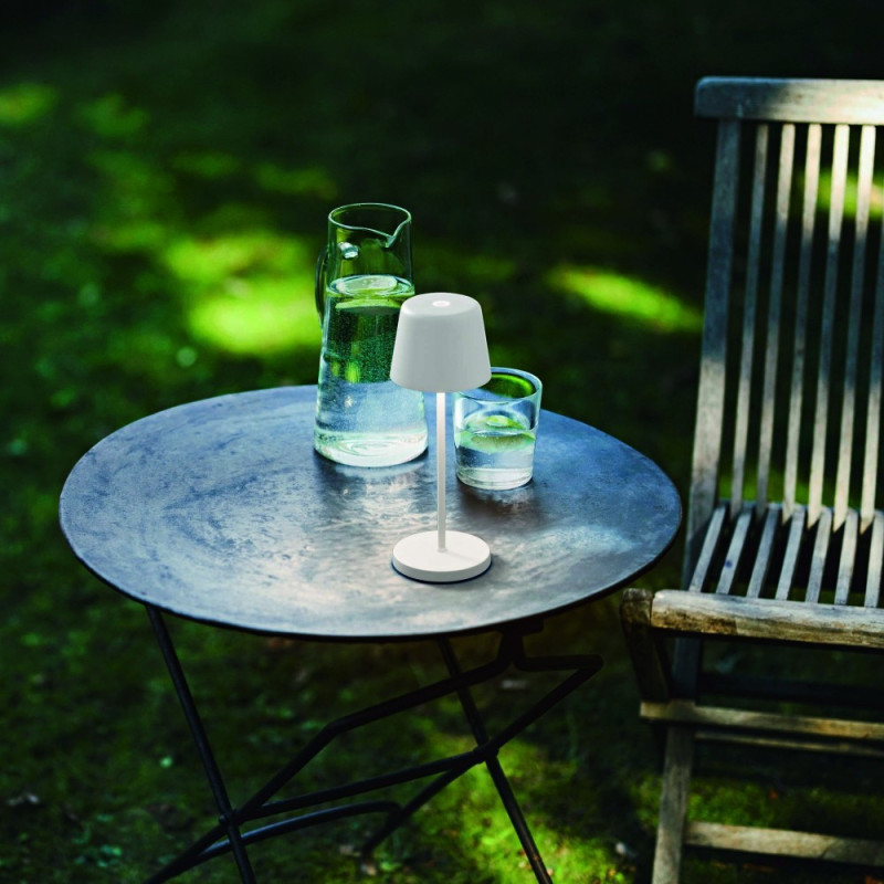 Lampe de table extérieure blanc Cute