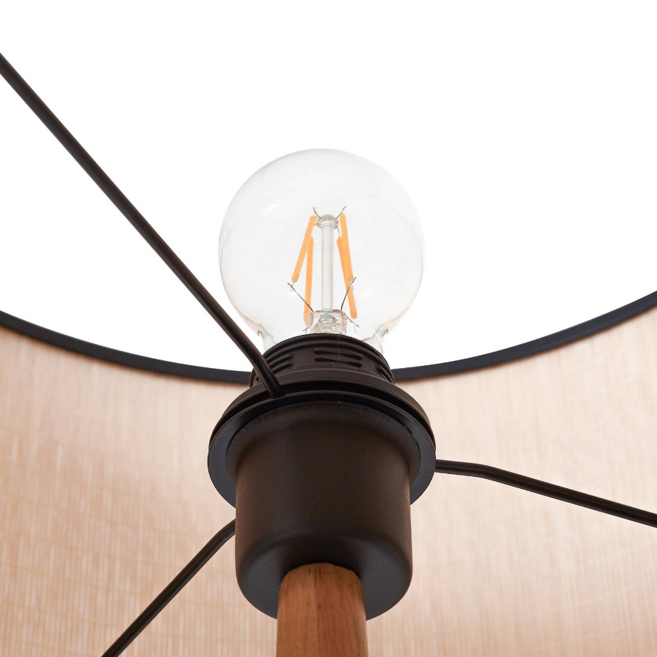 Lampadaire en bois, Fabrena