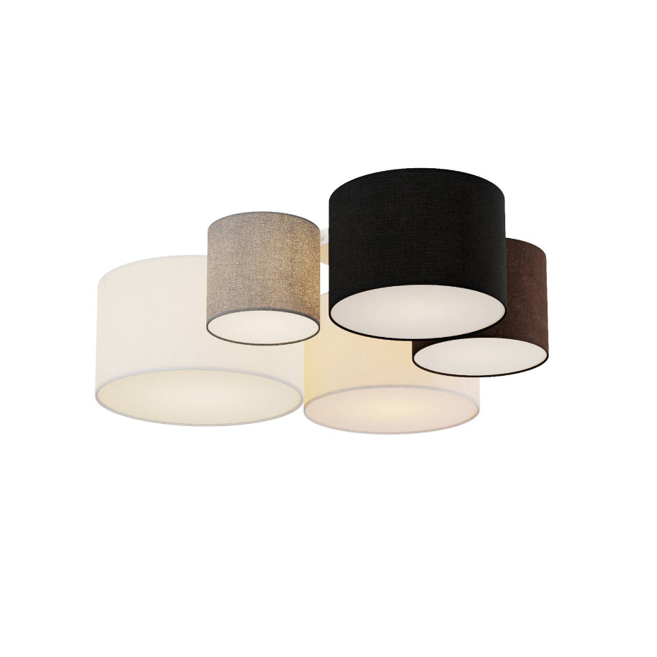 Plafonnier en textile moderne, Laurenz