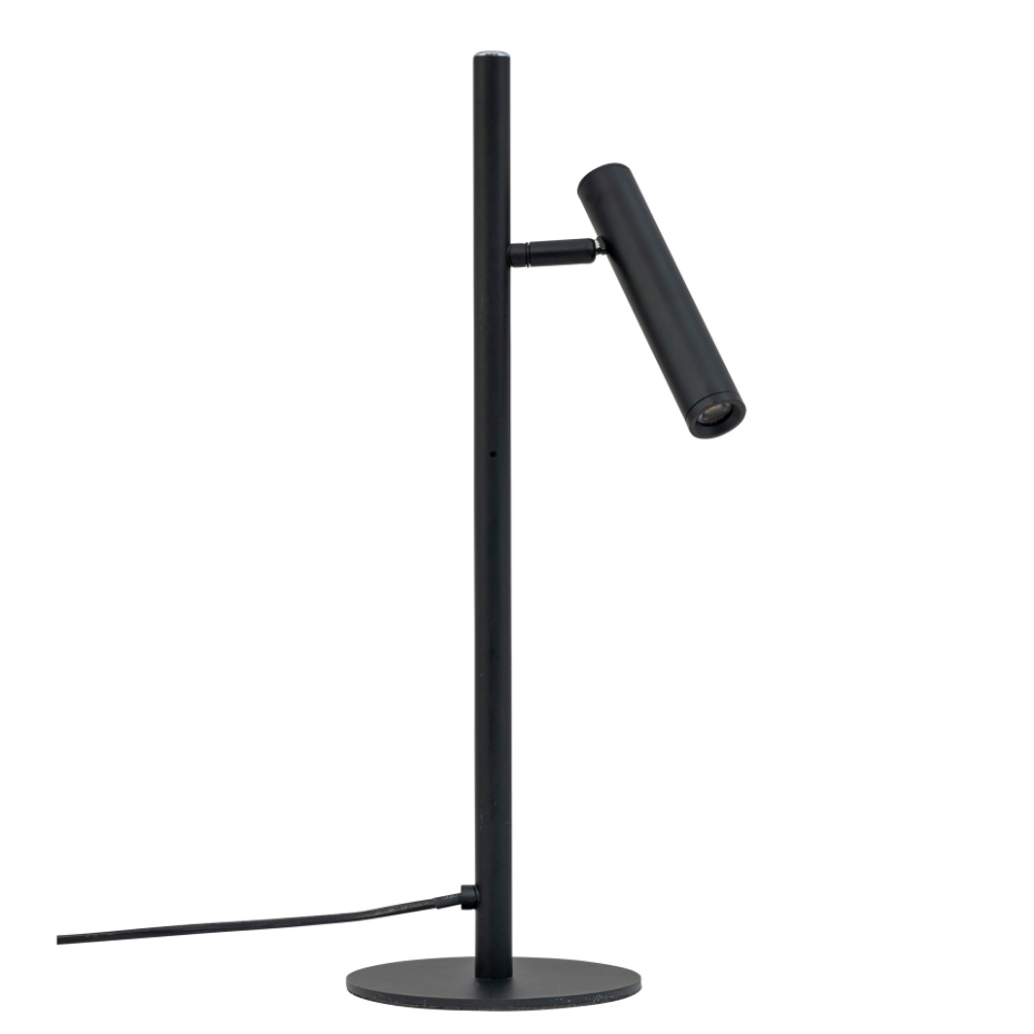 Lampe à poser en métal noir CARLO