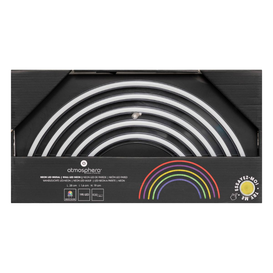 Tube néon mural LED ARC EN CIEL