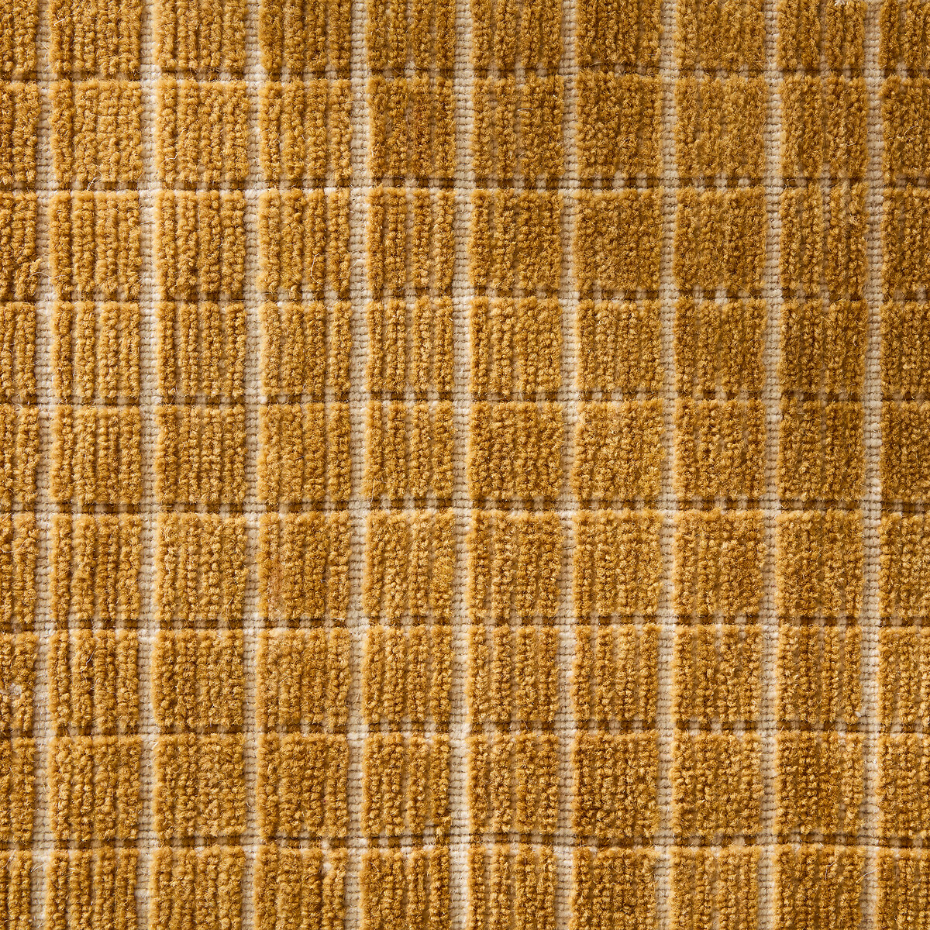 Tapis noué main, laine et coton, Ubin