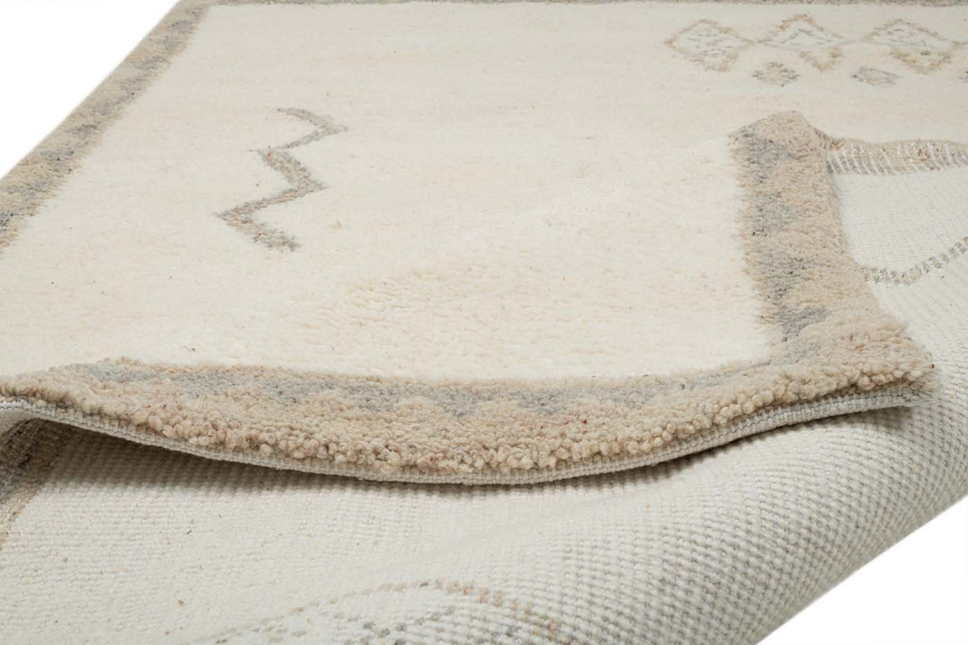 Tapis berbère Hadj design noué main en laine