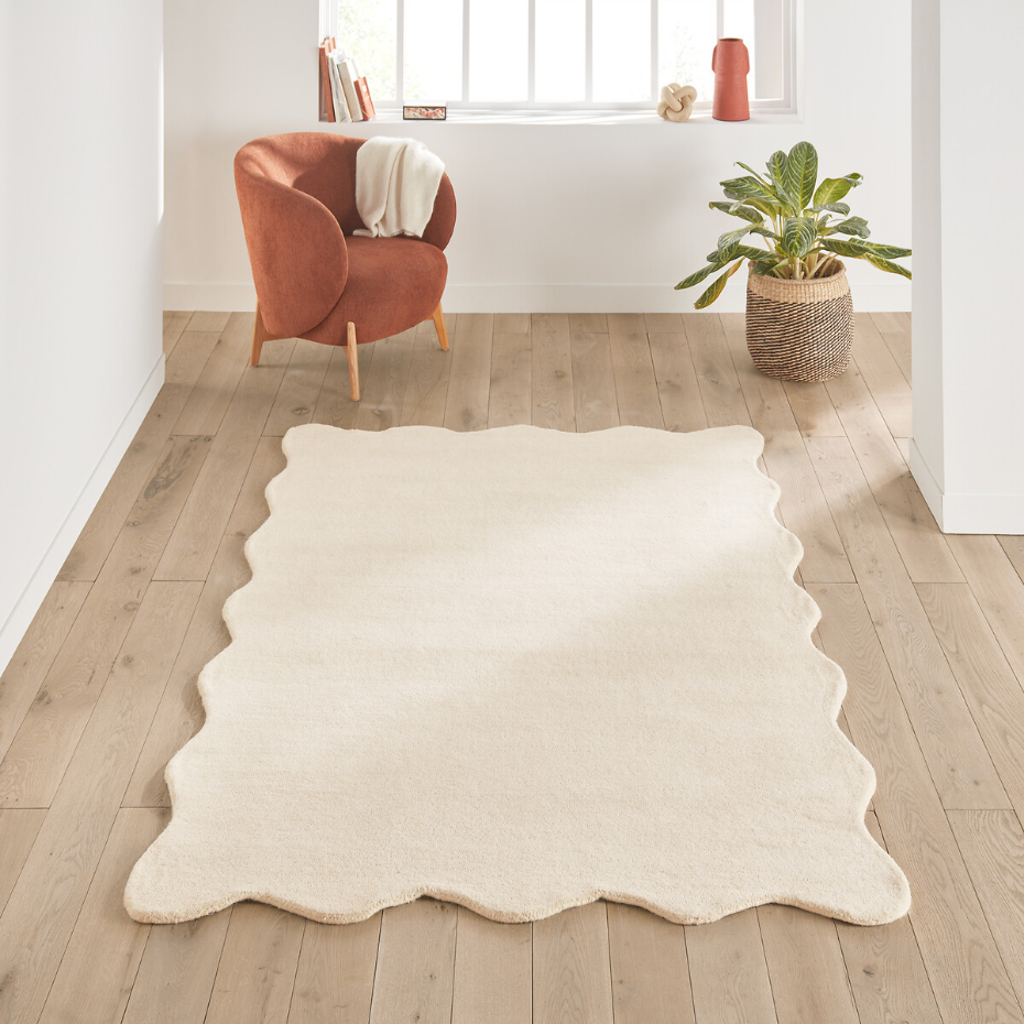 Tapis écailles en laine, Scalero