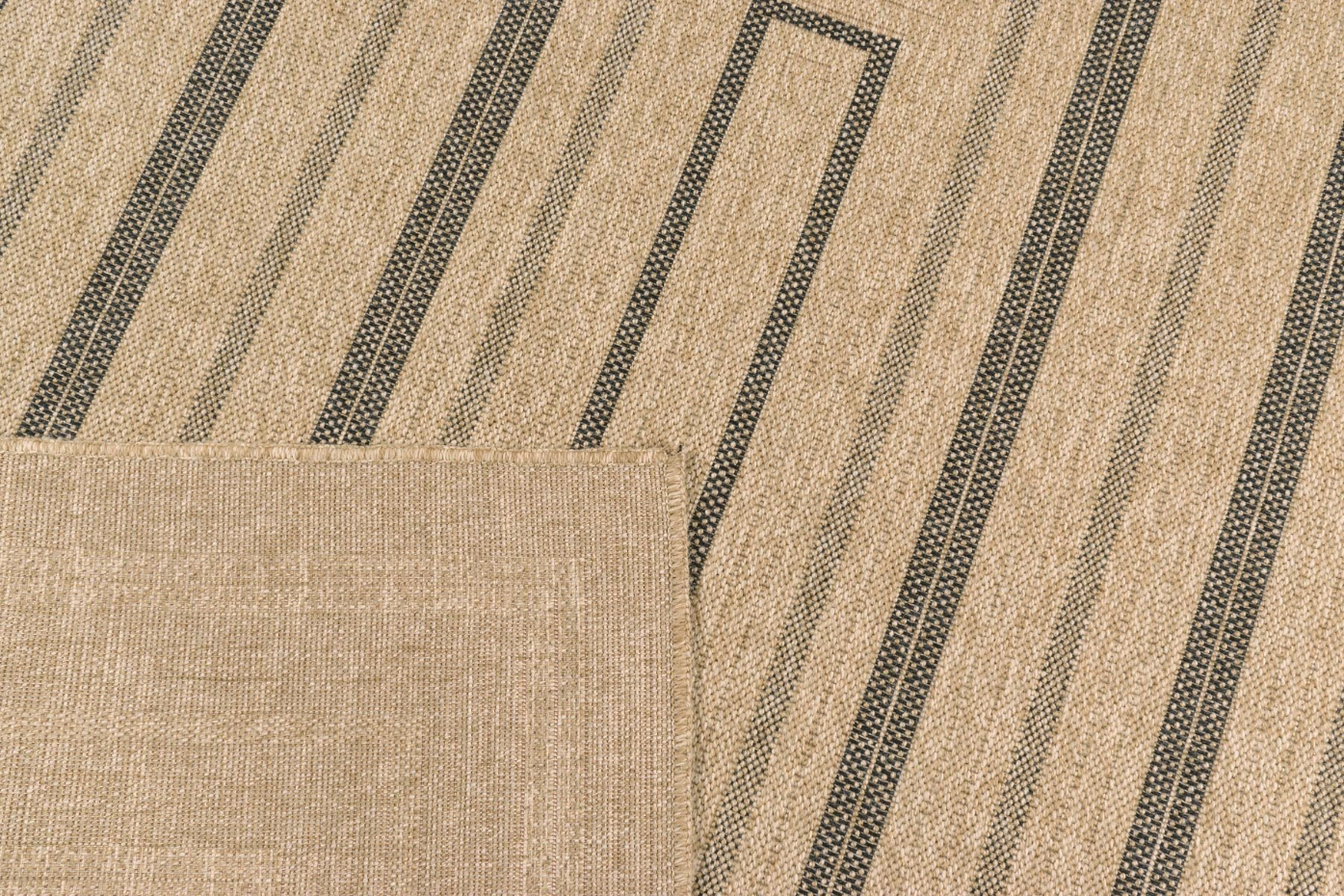 Tapis de salon intérieur extérieur motifs rectangles Nature