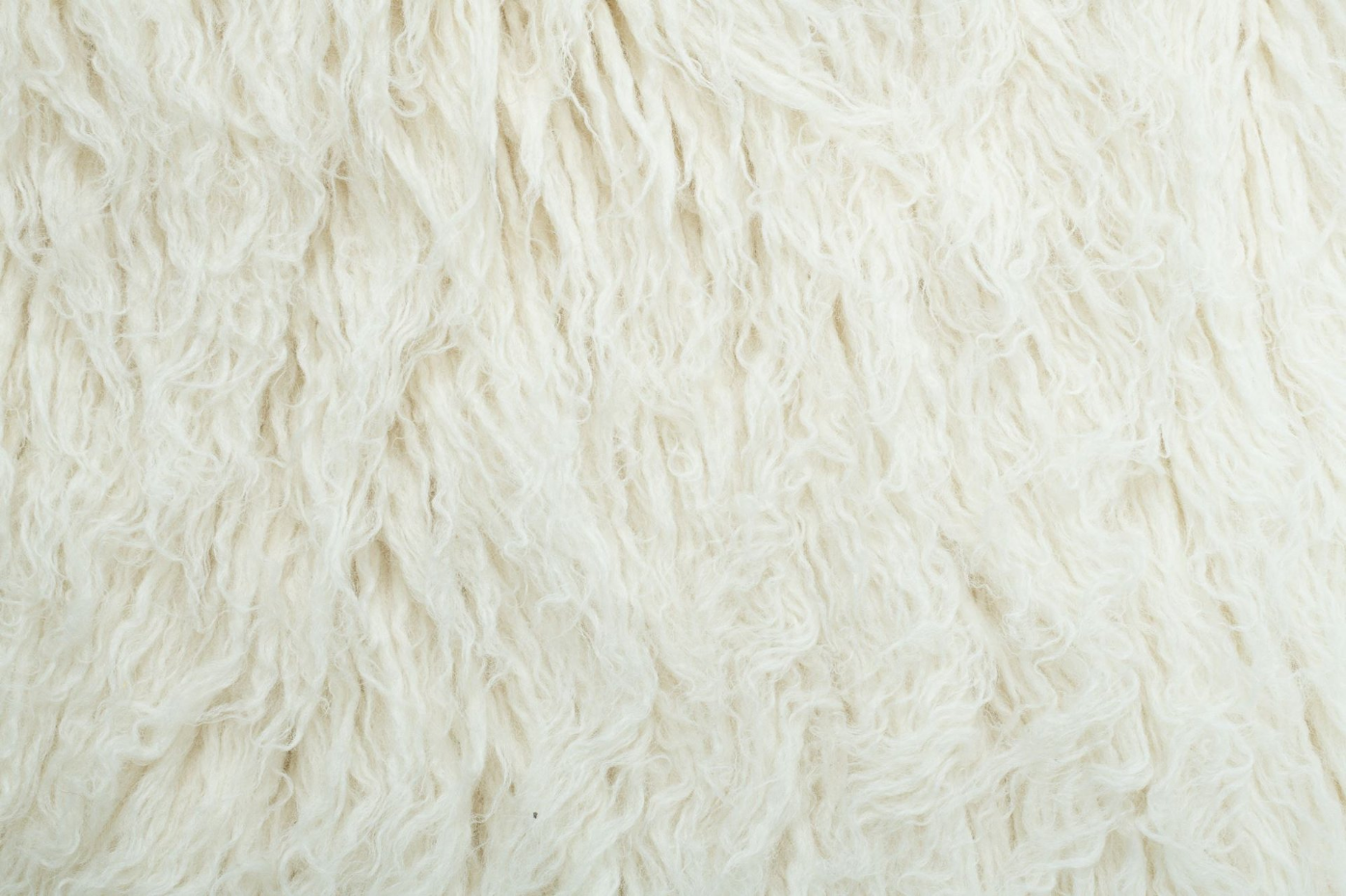 Tapis grec flokati original en laine tissé main - Flokos XXL