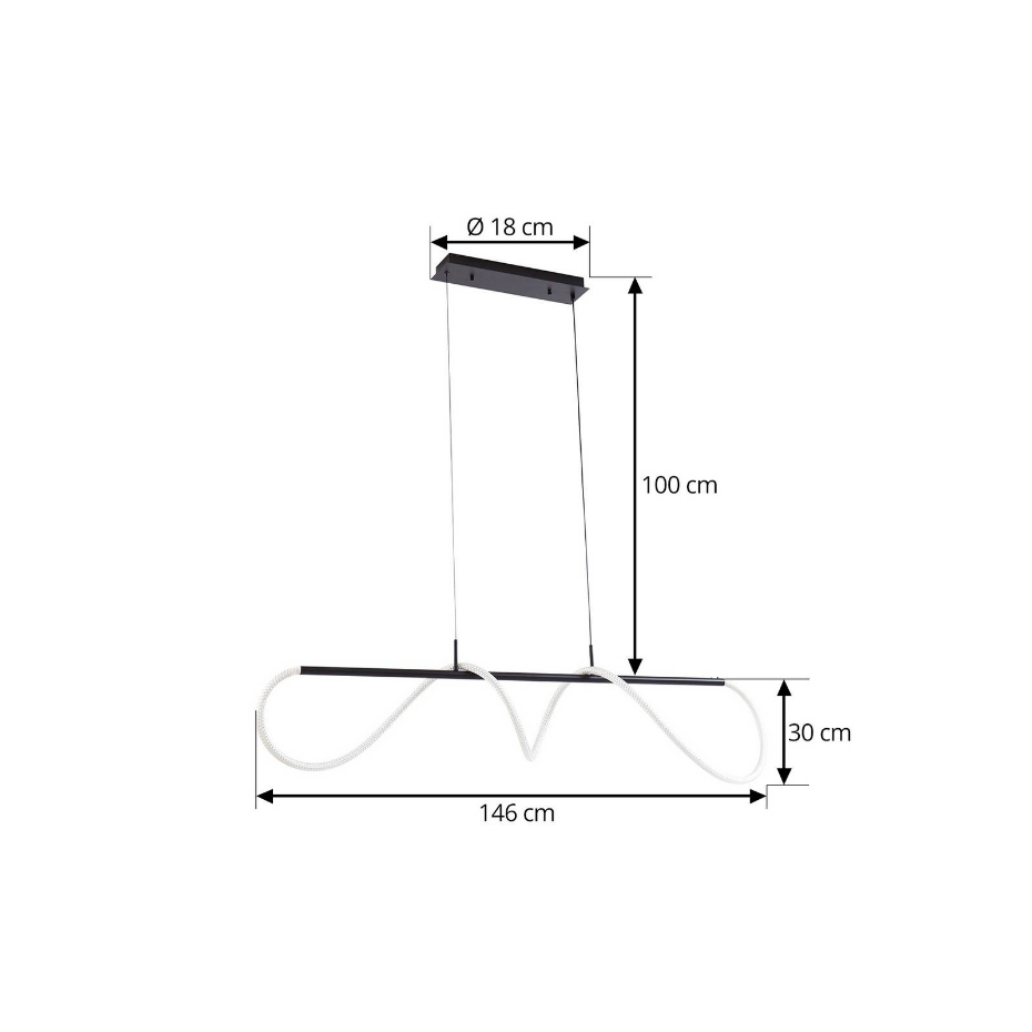 Suspension  moderneLED, Kisune