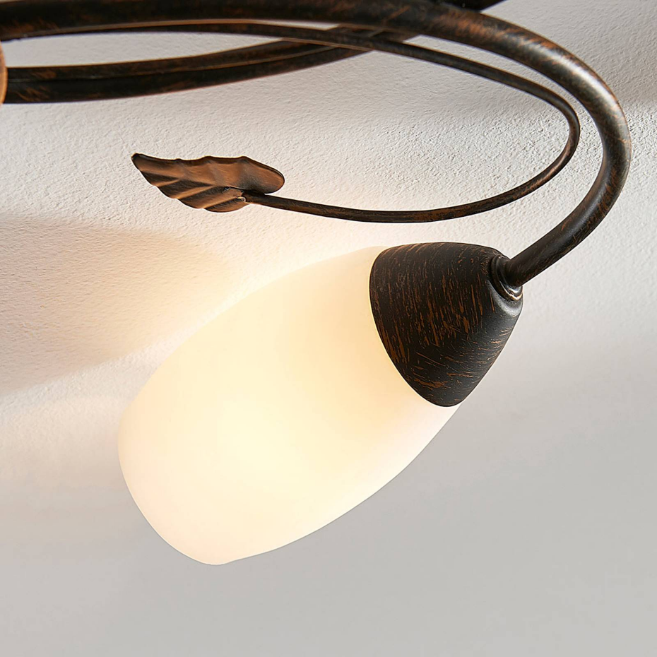 Plafonnier en verre antique, Stefania