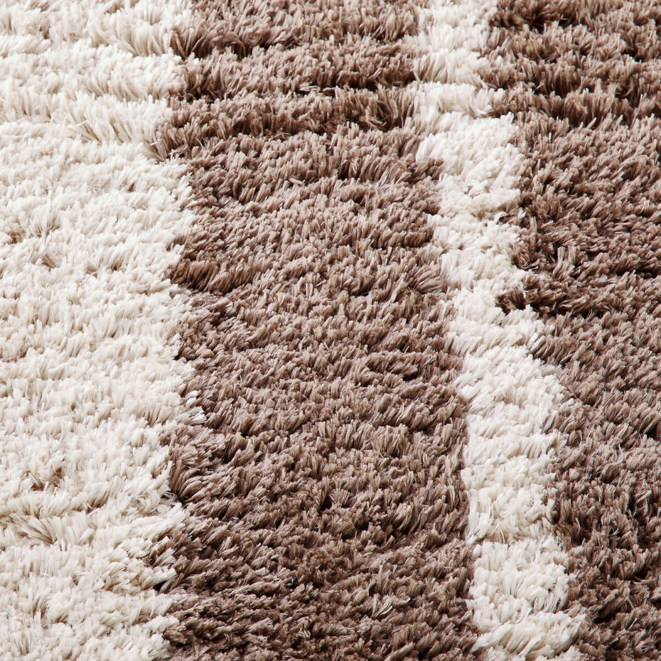 Tapis poils longs, motifs abstraits, Belsa