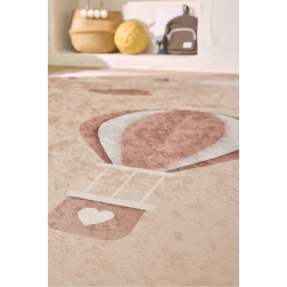 Tapis rectangulaire en polyester HAPPY