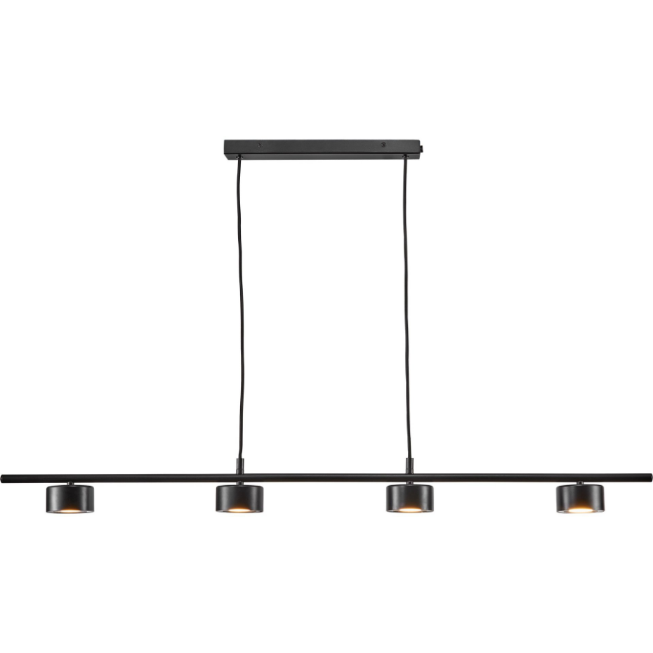 Suspension Clyde 4-Rail Métal Noir ,  H. 212 - IP20 - LEDModule /  Nordlux Intérieur