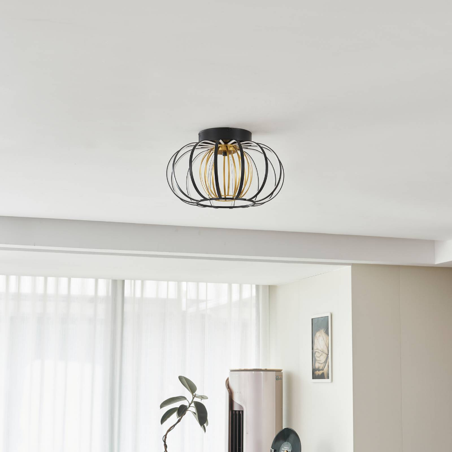 Plafonnier en métal moderneLED, Birger