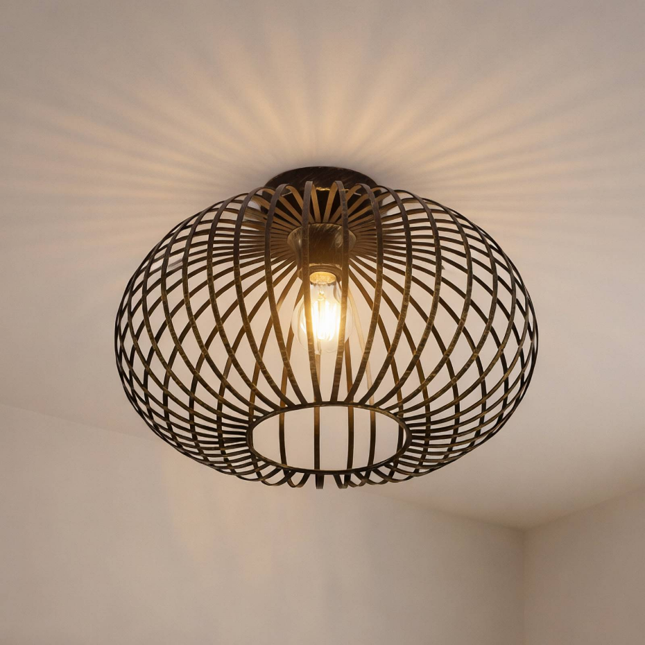 Plafonnier en métal moderne, Rosalea