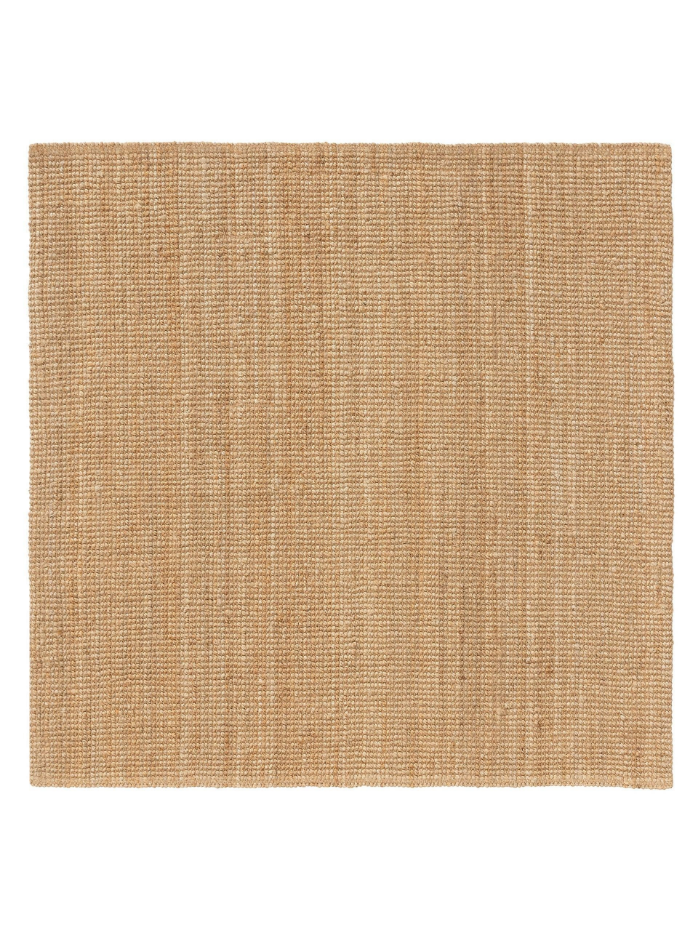 Tapis carré de jute tissé main SVEA