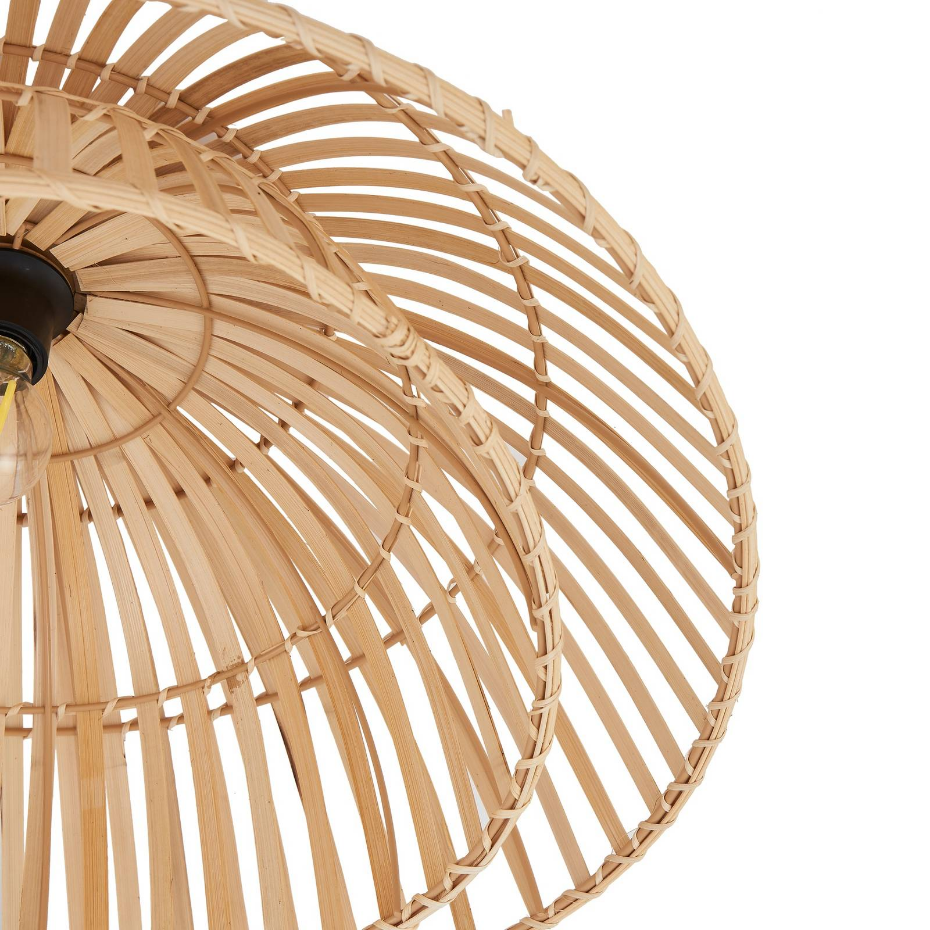Plafonnier en bambou scandinave, Ilajus