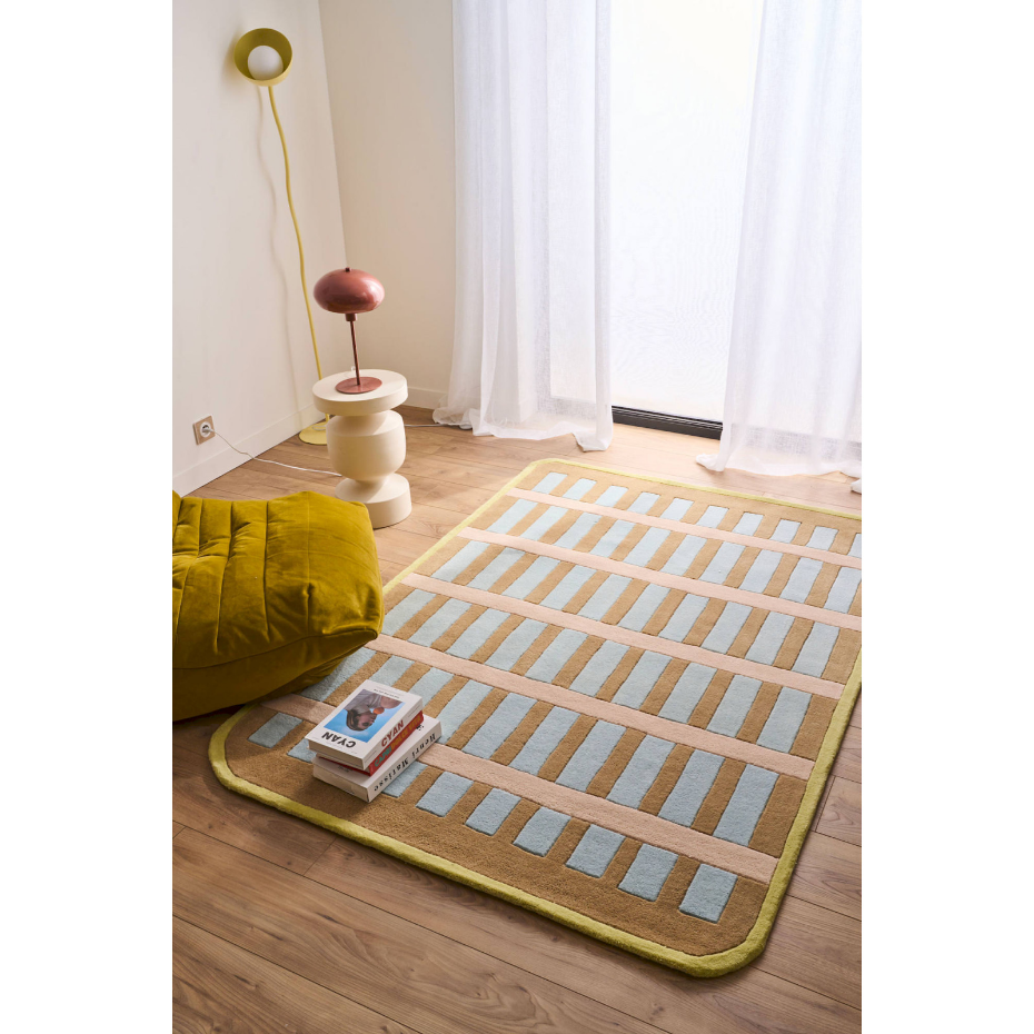Tapis intérieur en laine et coton Pantone