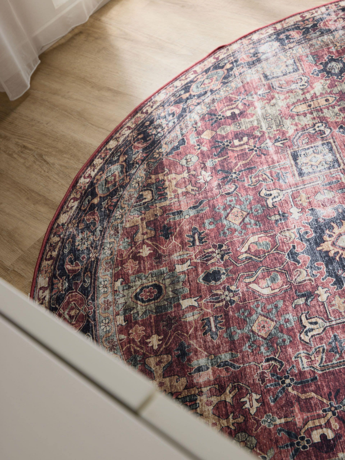 Tapis rond lavables GEORGE