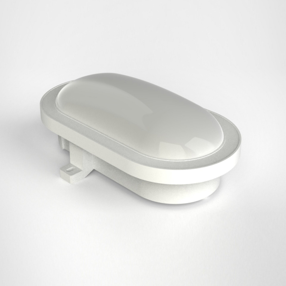 Applique avec LED, IP44, OVALLA