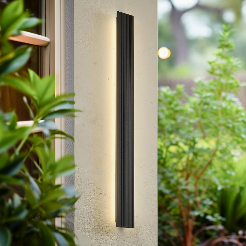 Applique extérieure en aluminium moderneLED