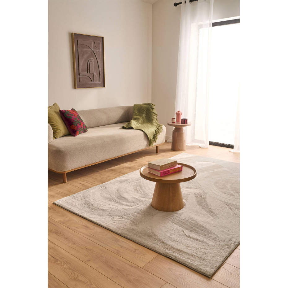 Tapis en polyester rectangulaire lavable nube