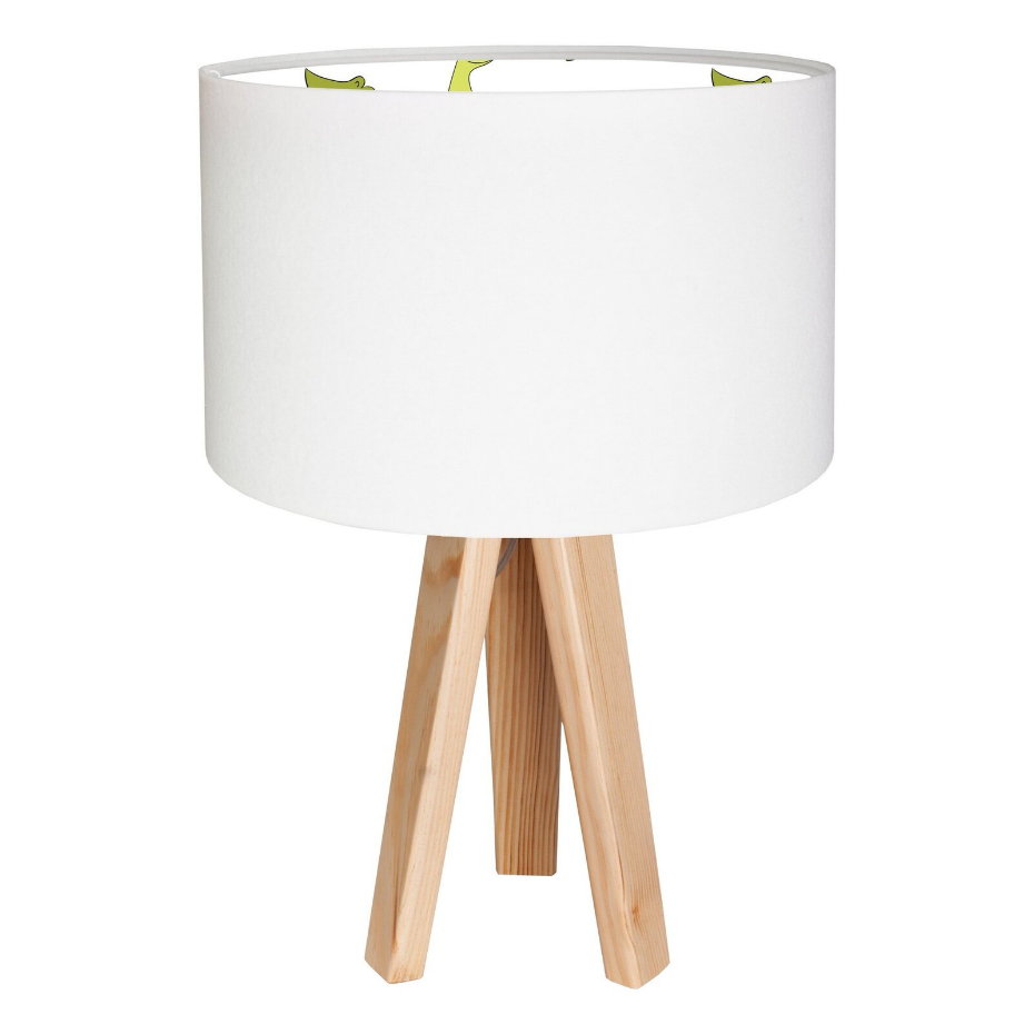 Lampe de chevet en bois avec intérieur décoratif Kids