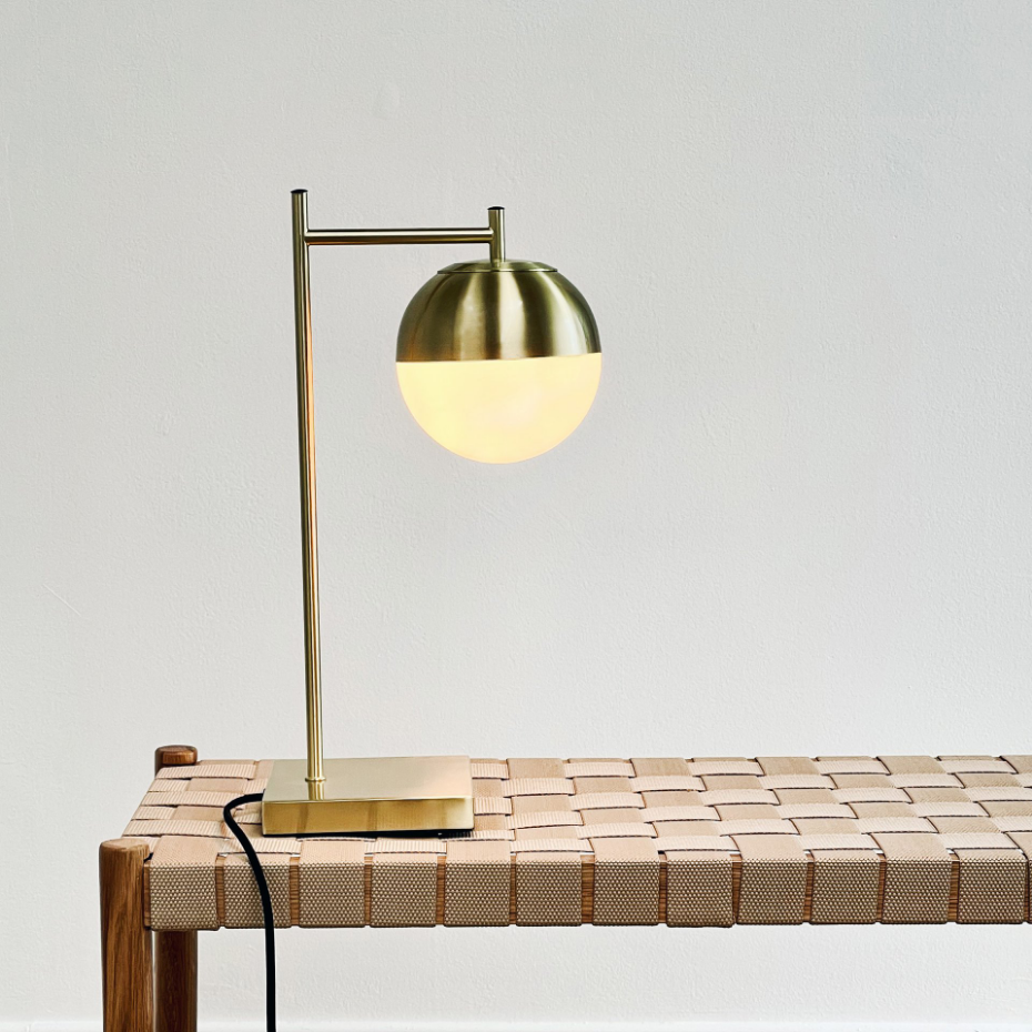 Lampe à poser en Métal brass Caen