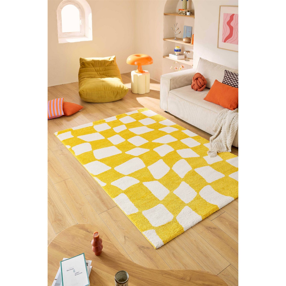Tapis rectangulaire en polypropylène GROOVY