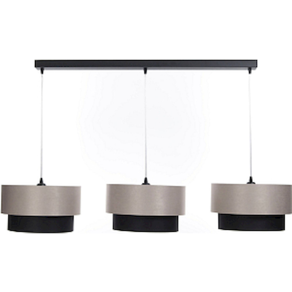Suspension rectangulaire en PVC Duo ellegant