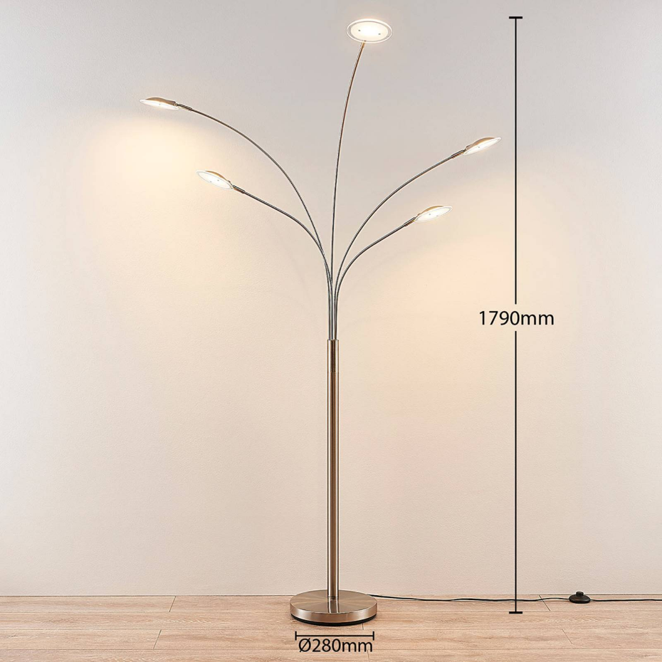 Lampadaire en métal moderneLED, Anea
