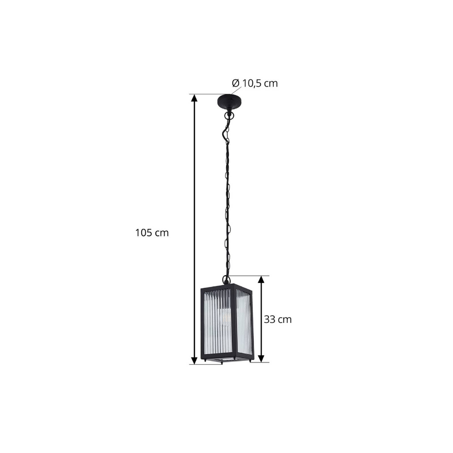 Luminaire extérieur en métal moderne, Bolgar