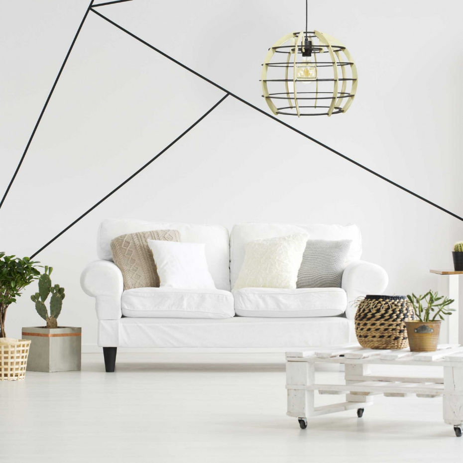 Suspension en bois de peuplier, FITANE