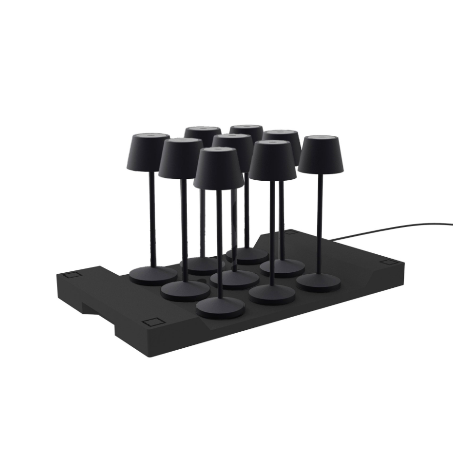 9 Lampe de table EMILY + Socle de charge