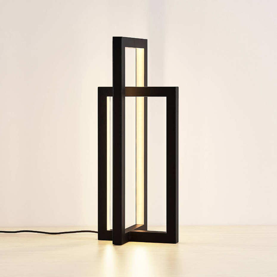 Lampe à poser en aluminium moderneLED, Hylda