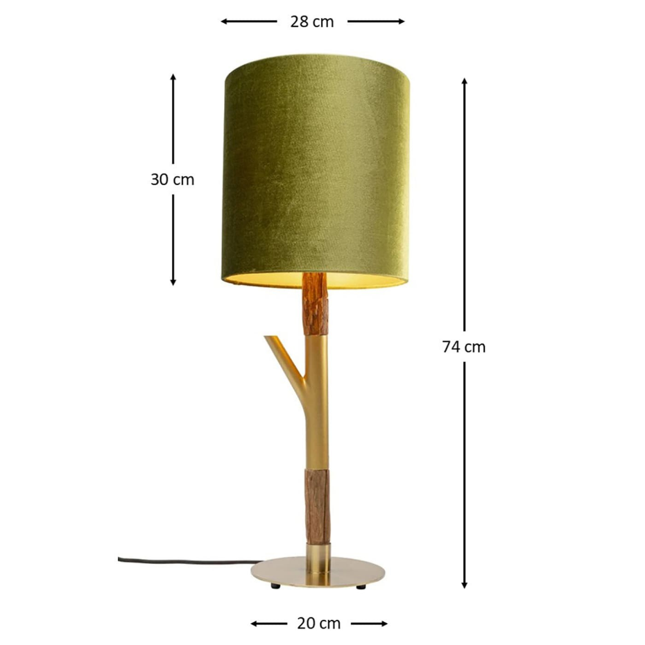 Lampe en coton et acier, TWIG